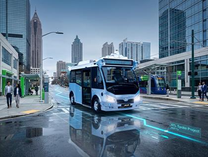 Karsan Autonomous e-JEST en Atlanta: dentro del proyecto ATL Spoke
