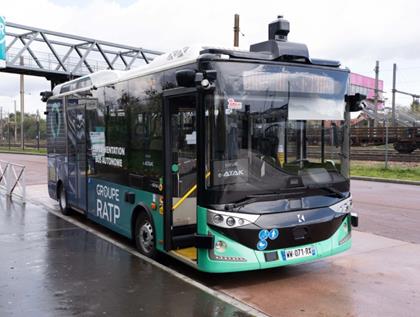 Karsan’s Autonomous e-ATAK Tested and Approved on High-Traffic Routes in Paris!