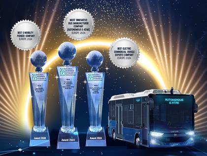 Karsan Makes Mark on Global Awards with its Innovative Technologies and Expertise in Public Transport! 