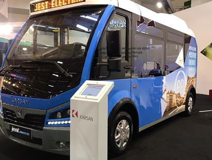 Karsan deltog i Busworld Fair Turkey med sina elmodeller!