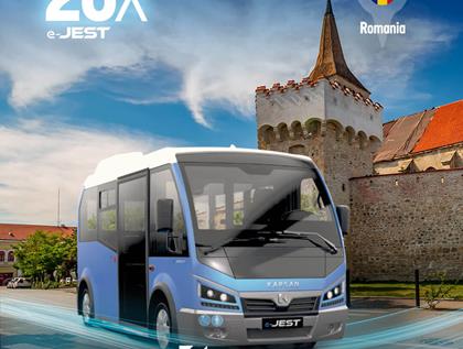 Two more historic cities in Romania will be electrified by Karsan e-JEST!
