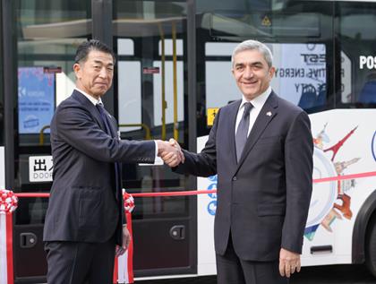 Karsan Makes Debut in Japan with Right-Hand Drive Electric e-JEST!