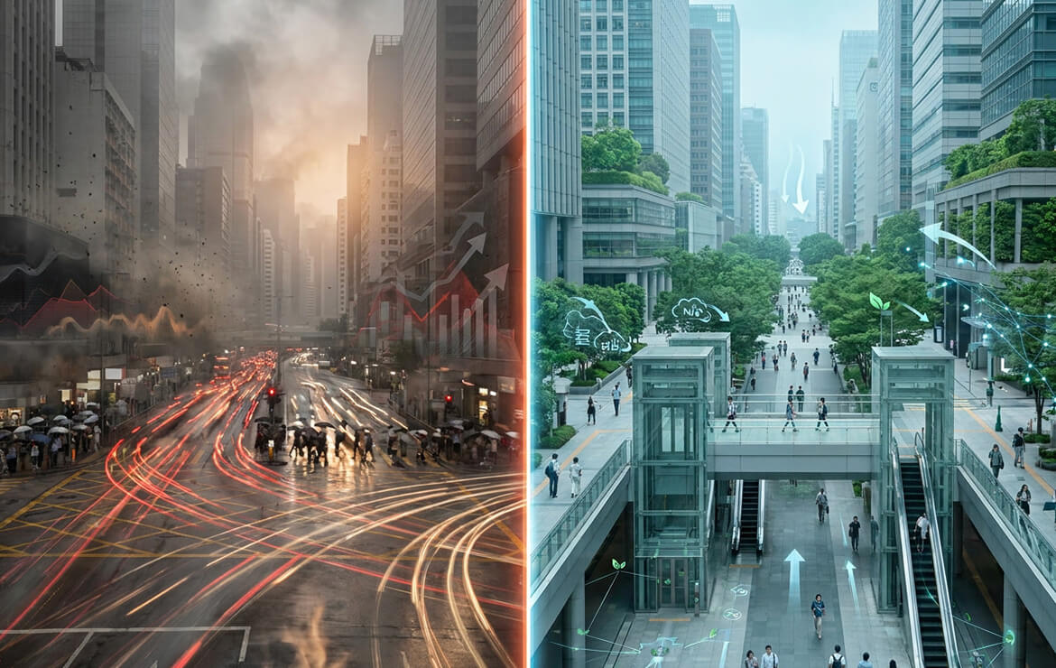 The Hidden Environmental Cost of Traffic Congestion and How Public Transport Solves It